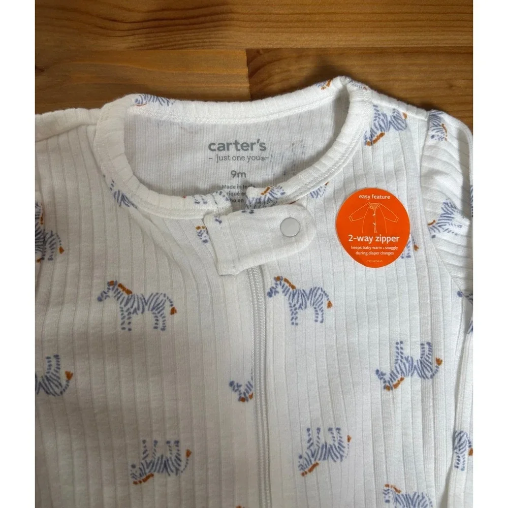 New Carter's Just For You Infant Footed Sleeper Bundle Size 9 Months